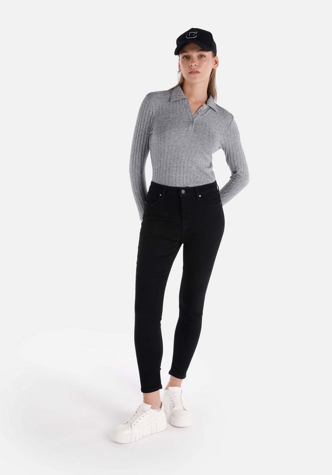 Colins Girlfriend-Jeans Colins Skinny Fit High Waist Skinny Leg Damen-Jeans von Colins