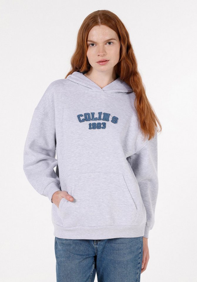 Colins Kapuzenpullover Colins Comfort Fit Damen-Sweatshirt mit Kapuze und Aufdruck von Colins