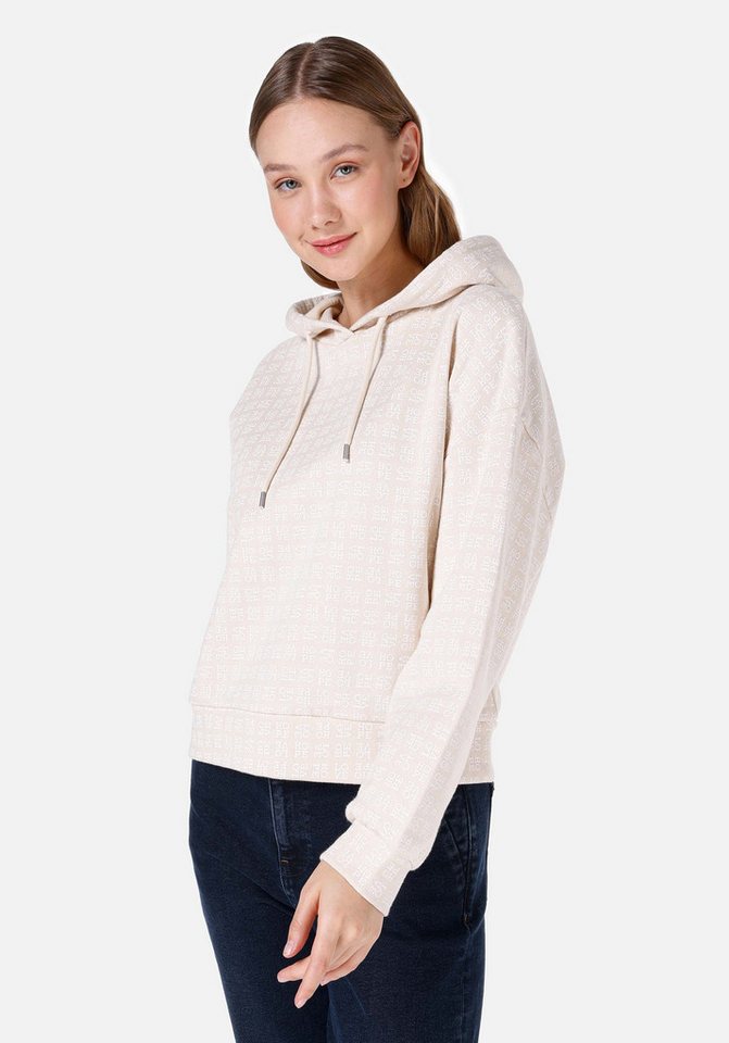 Colins Kapuzenpullover Colins Regular Fit Damen-Sweatshirt mit Kapuze und Aufdruck von Colins