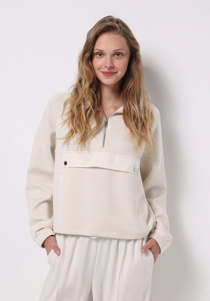 Colins Kapuzenpullover Colins Regular Fit Damen-Sweatshirt mit Reißverschluss von Colins