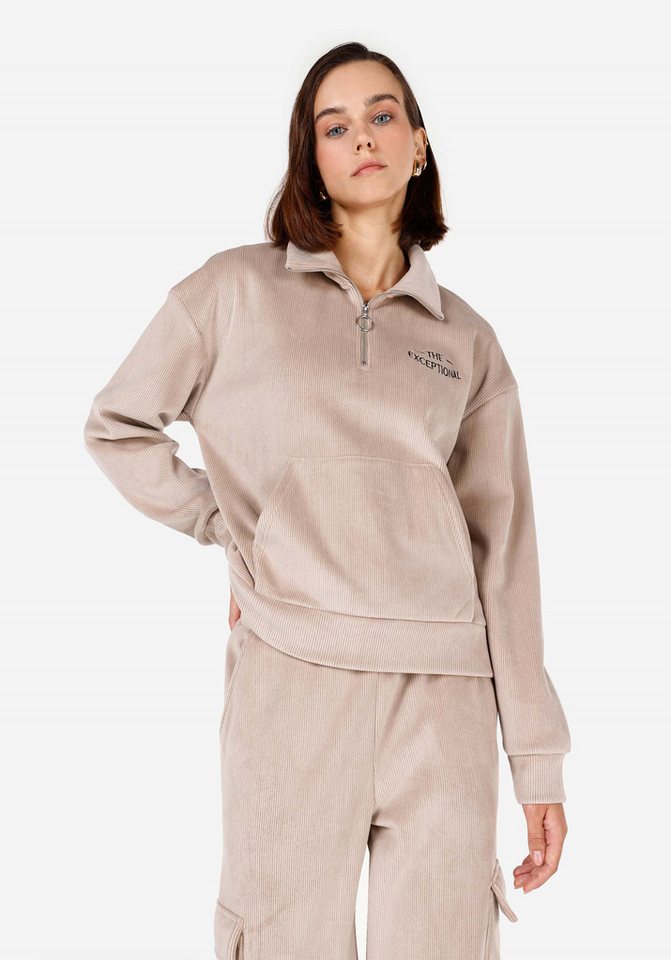 Colins Kapuzenpullover Colins Regular Fit Damen-Sweatshirt mit Reißverschluss von Colins