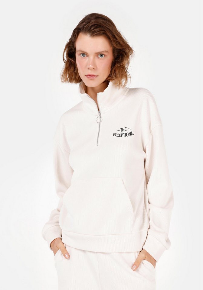 Colins Kapuzenpullover Colins Regular Fit Damen-Sweatshirt mit Reißverschluss von Colins