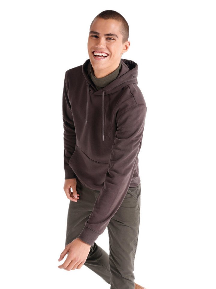 Colins Kapuzenpullover Colins Regular Fit Herren-Sweatshirt in Braun von Colins
