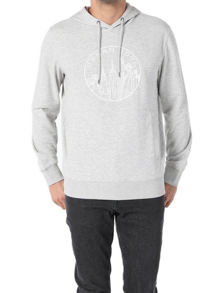 Colins Kapuzenpullover Colins Regular Fit Herren-Sweatshirt in Grau Colins Kapuzenpullover Colins Regular Fit Herren-Sweatshirt in Grau von Colins