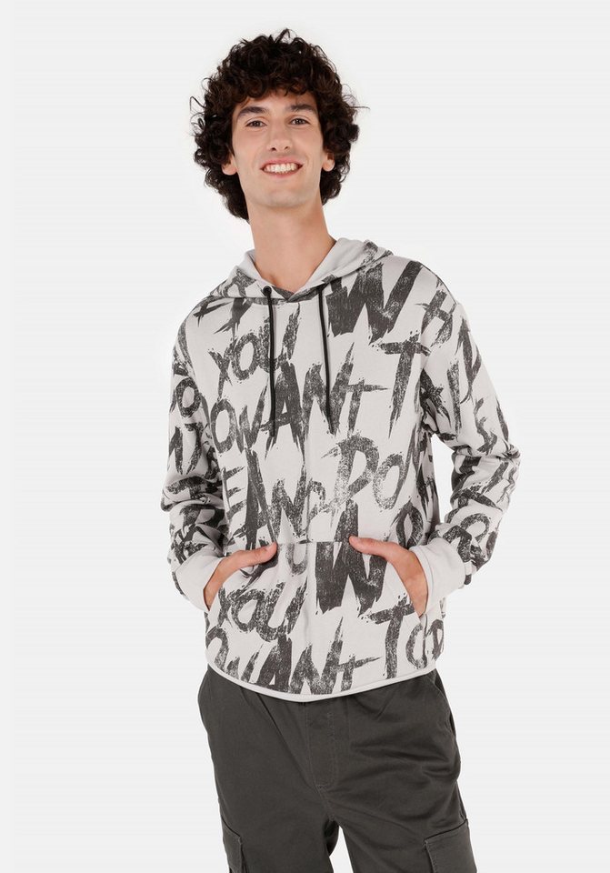 Colins Kapuzenpullover Colins Regular Fit Herren-Sweatshirt in Grau von Colins