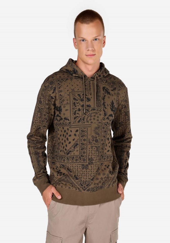 Colins Kapuzenpullover Colins Regular Fit Herren-Sweatshirt in Grün von Colins