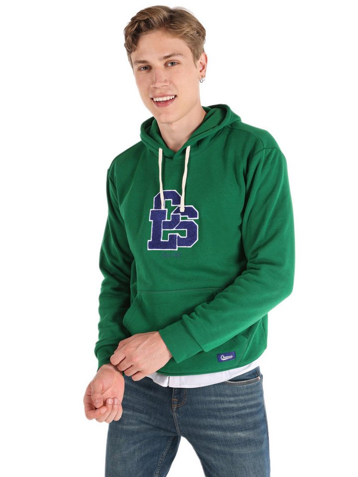 Colins Kapuzenpullover Colins Regular Fit Herren-Sweatshirt in Grün von Colins