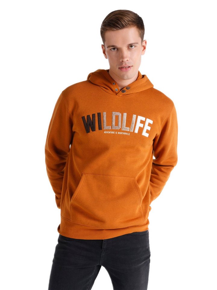 Colins Kapuzenpullover Colins Regular Fit Herren-Sweatshirt in Kamel Colins Kapuzenpullover Colins Regular Fit Herren-Sweatshirt in Kamel von Colins
