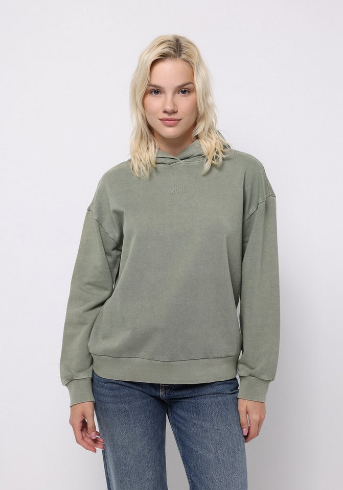 Colins Kapuzenpullover Colins Regular Fit Kapuzenpullover mit Aufdruck für Damen in Grün von Colins