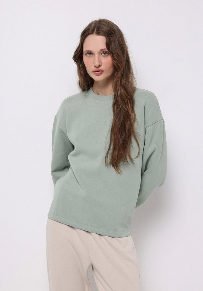 Colins Kapuzenpullover Colins Regular Fit Rundhals-Sweatshirt für Damen in Beige von Colins