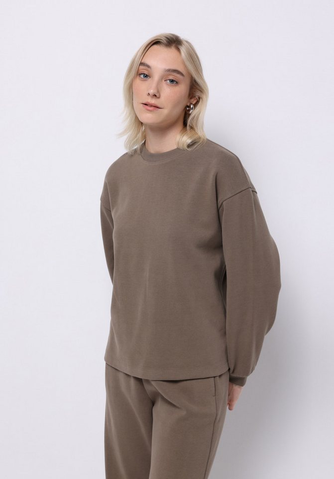 Colins Kapuzenpullover Colins Regular Fit Rundhals-Sweatshirt für Damen in Beige Colins Kapuzenpullover Colins Regular Fit Rundhals-Sweatshirt für Damen in Beige von Colins