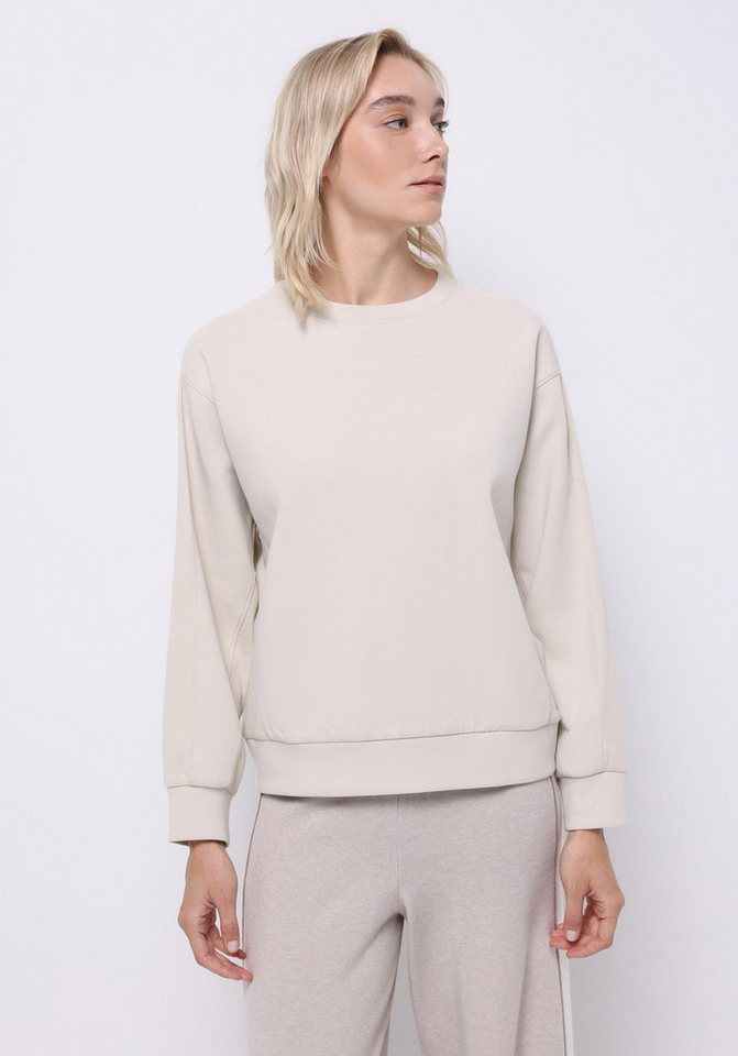 Colins Kapuzenpullover Colins Regular Fit Rundhals Uni Damen Sweatshirt von Colins