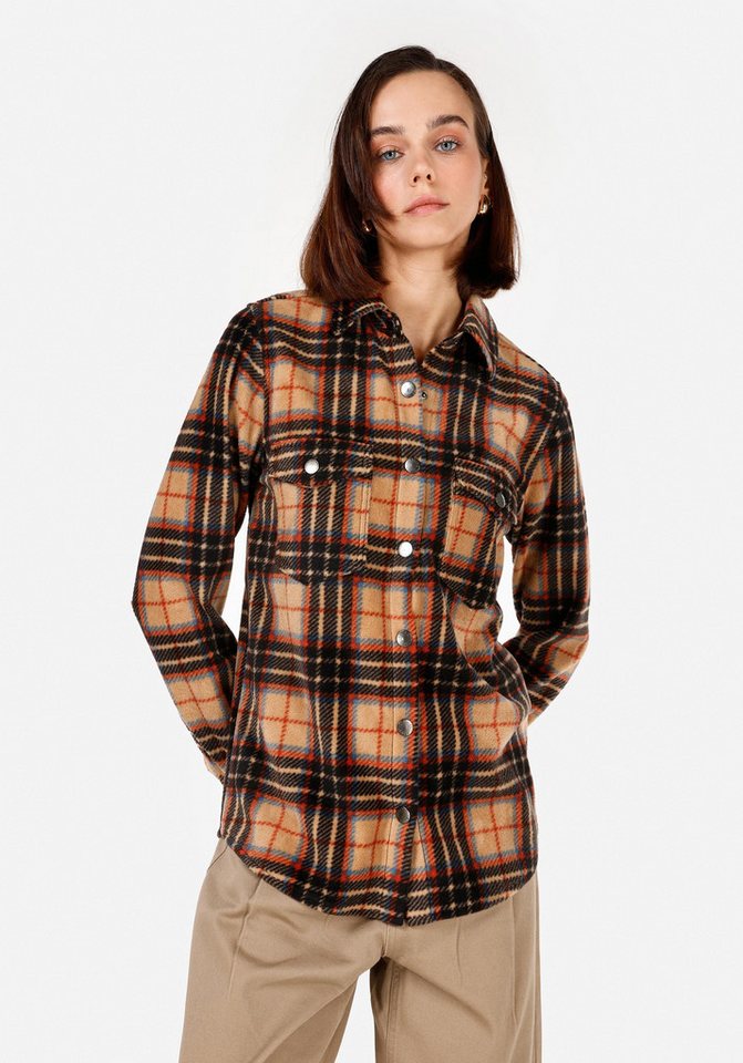 Colins Langarmhemd Colins Regular Fit Shirt Neck Damen Langarmshirt von Colins