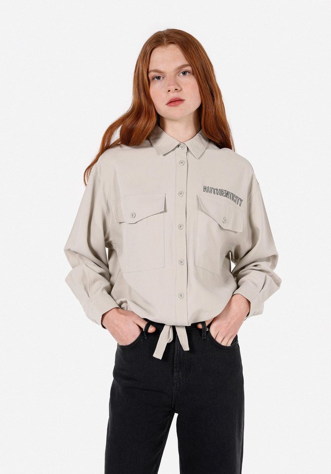 Colins Langarmhemd Colins Regular Fit Shirt Neck Damen Langarmshirt von Colins