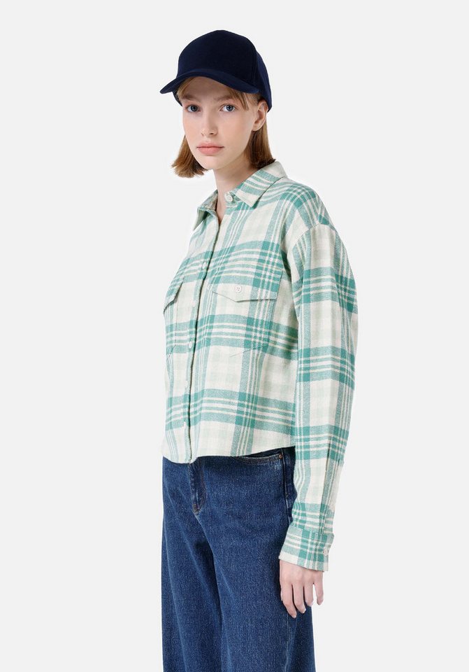 Colins Langarmhemd Colins Regular Fit Shirt Neck Damen Langarmshirt von Colins