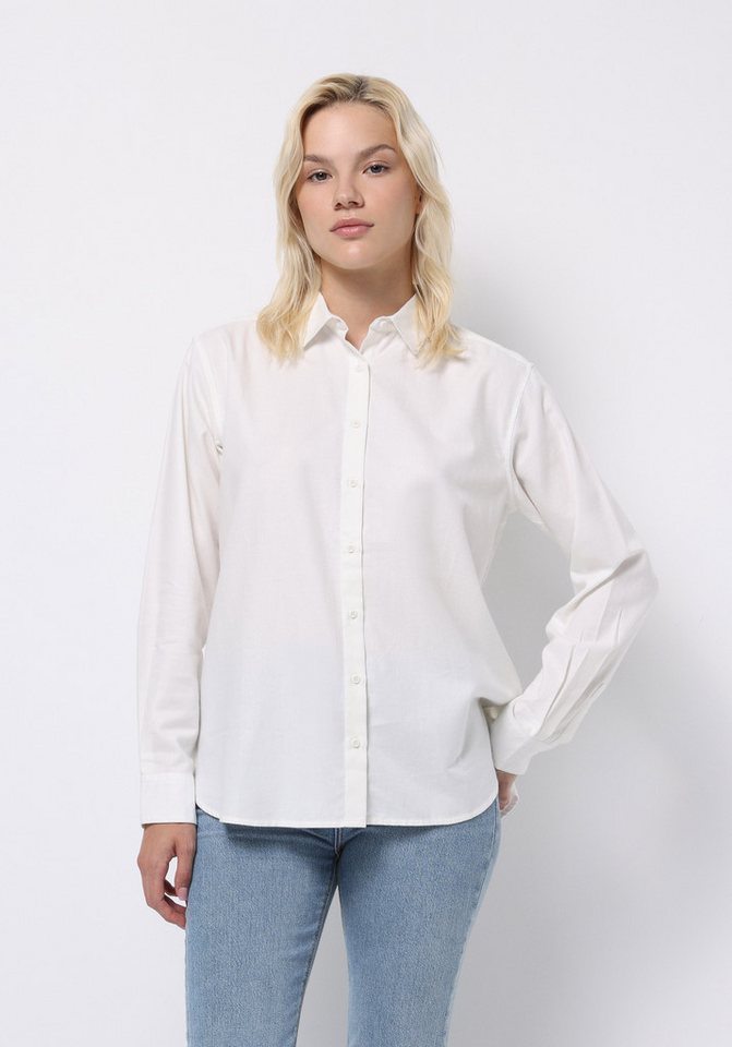 Colins Langarmhemd Colins Regular Fit Shirt Neck Unifarbenes Damen Langarmshirt von Colins