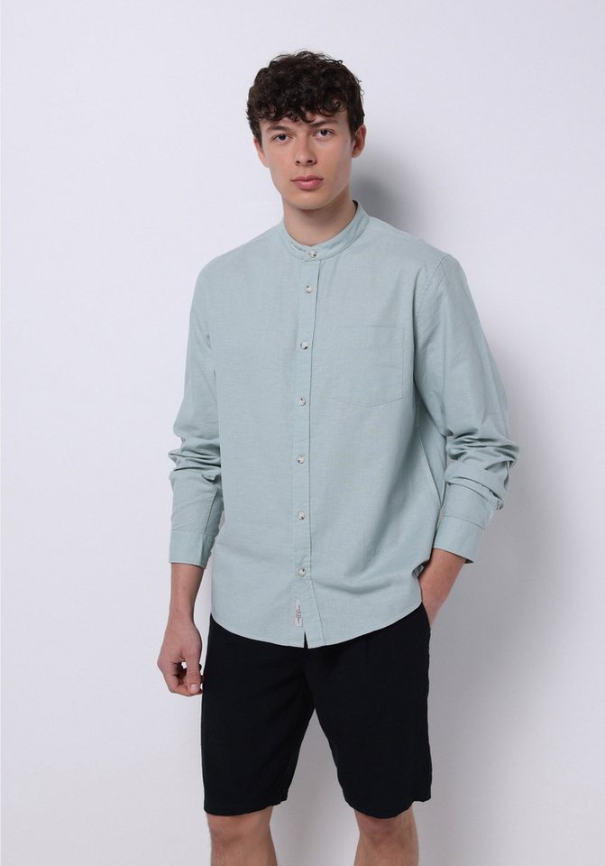 Colins Seamless Shirt Colins Regular Fit Mandarin-Kragen, einfarbig, Herren-Langarmhemd Colins Seamless Shirt Colins Regular Fit Mandarin-Kragen, einfarbig, Herren-Langarmhemd von Colins
