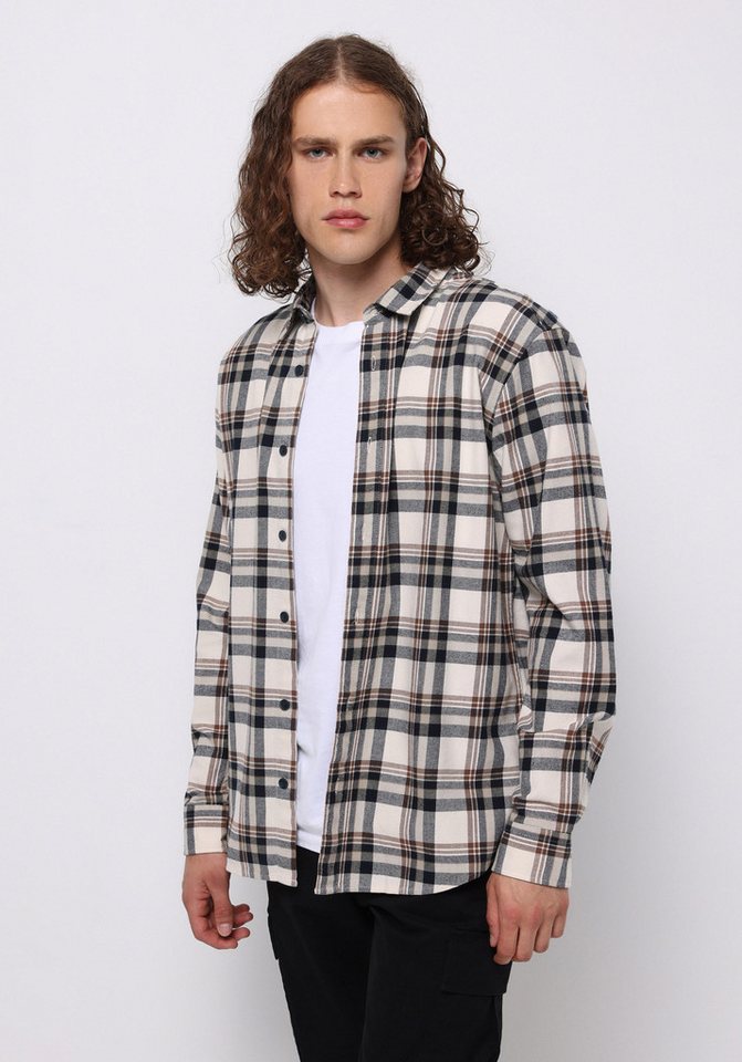 Colins Seamless Shirt Colins Regular Fit Shirt Neck Plaid Herren Langarmhemd Colins Seamless Shirt Colins Regular Fit Shirt Neck Plaid Herren Langarmhemd von Colins