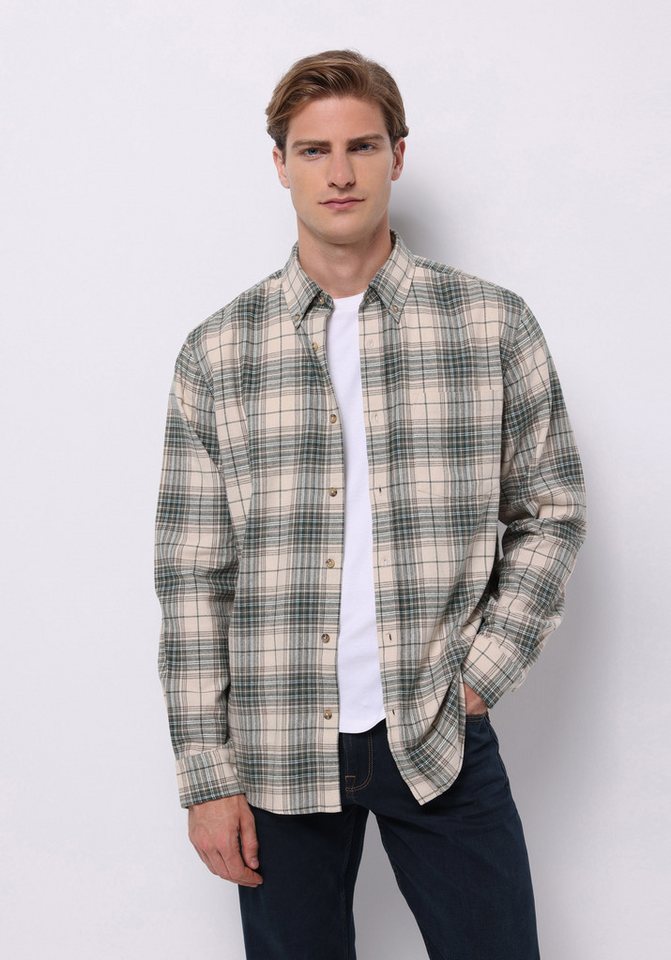 Colins Seamless Shirt Colins Regular Fit Shirt Neck Plaid Herren Langarmhemd Colins Seamless Shirt Colins Regular Fit Shirt Neck Plaid Herren Langarmhemd von Colins
