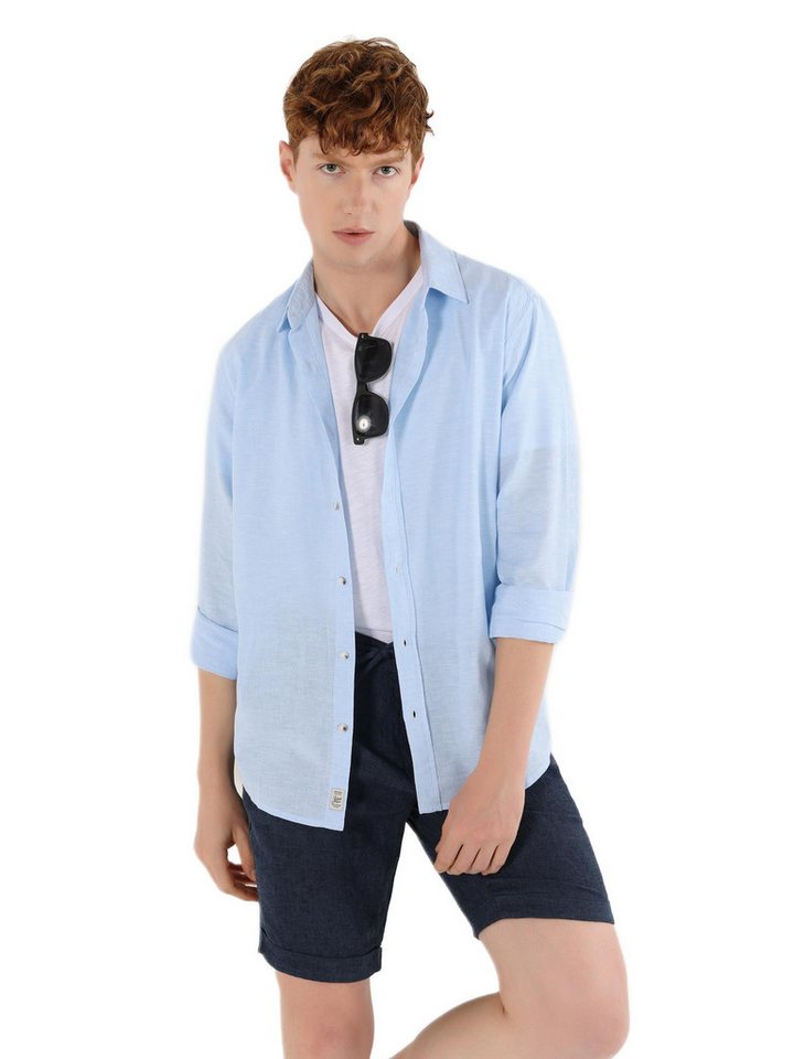 Colins Shirtkleid Freizeithemden für Herren, Langarm Tops für Männer, Oberteile für Ul von Colins