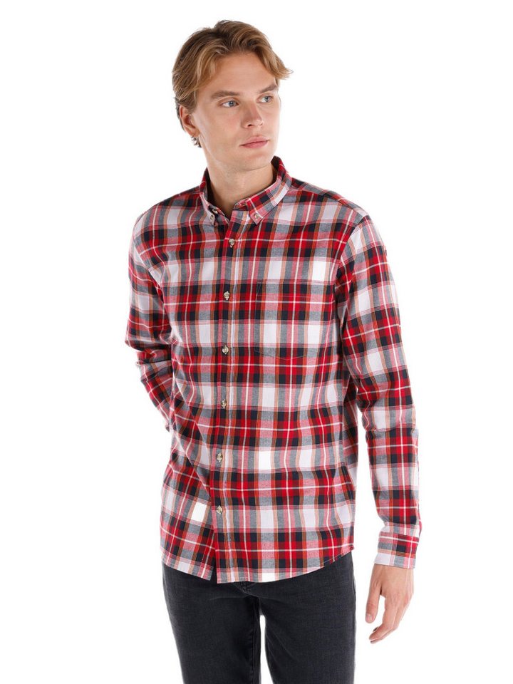 Colins Shirtkleid Freizeithemden für Herren, Langarm Tops für Männer, Oberteile für Ul von Colins