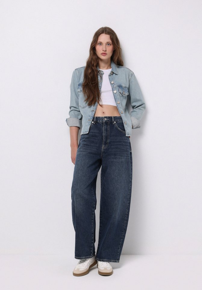 Colins Shorts Colins Baggy Fit Indigo-Jeans für Damen von Colins