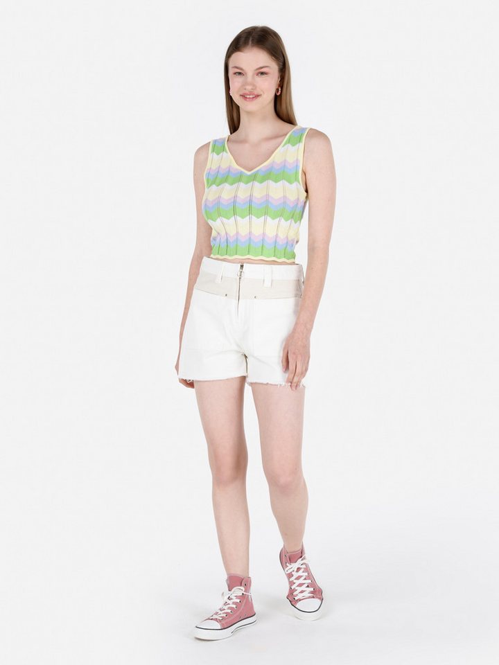 Colins Shorts Colins Mom Fit High Waist Jeansshorts für Damen von Colins