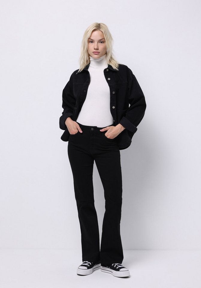 Colins Shorts Colins Regular Fit Bootcut-Jeans für Damen mit mittlerer Taille von Colins