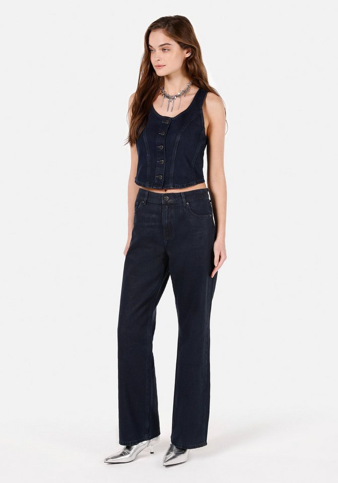 Colins Shorts Colins Regular Fit Damen-Jeans in dunklem Indigoblau von Colins