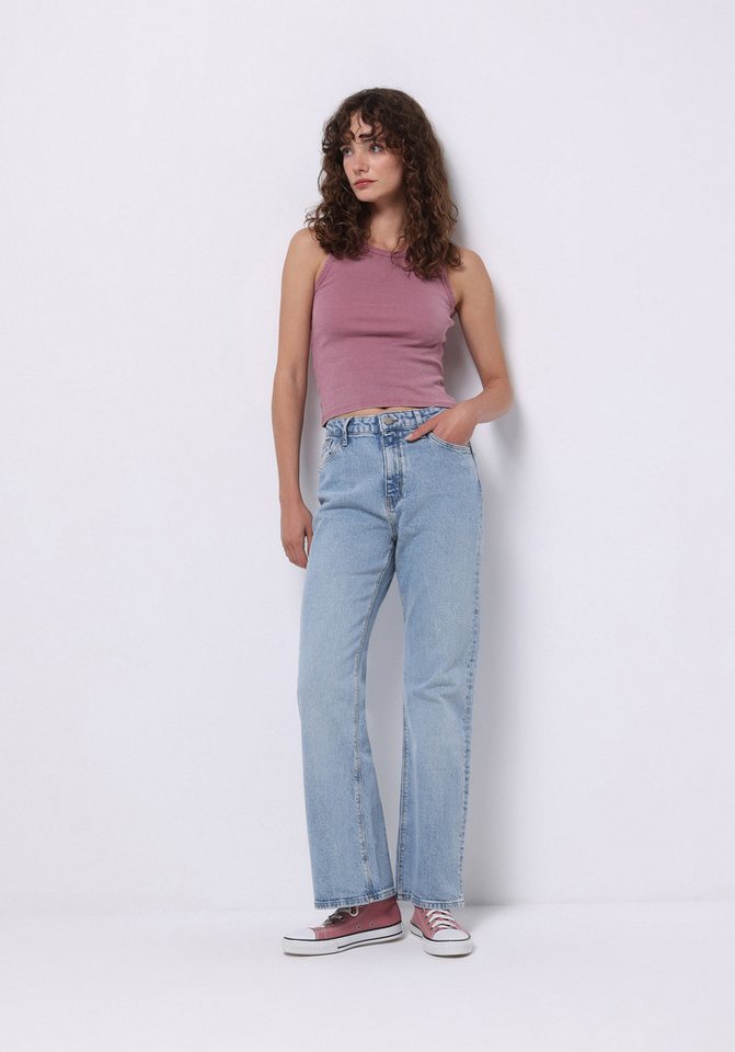Colins Shorts Colins Regular Fit Damenjeans mit mittlerer Taille und weitem Bein in von Colins