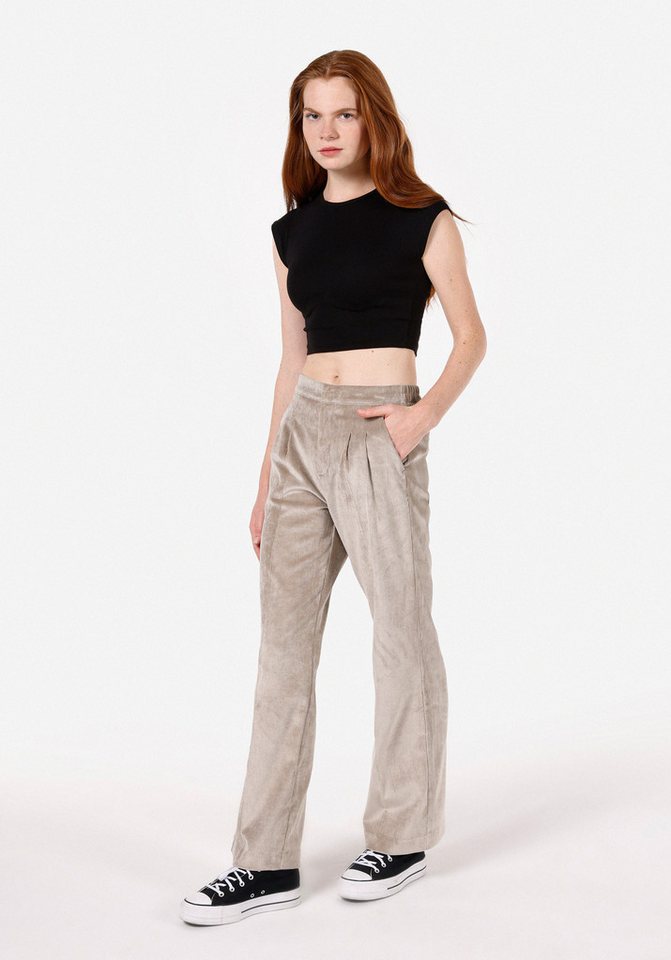 Colins Shorts Colins Regular Fit High Waist Wide Leg Dunkelblaue Damenhose von Colins