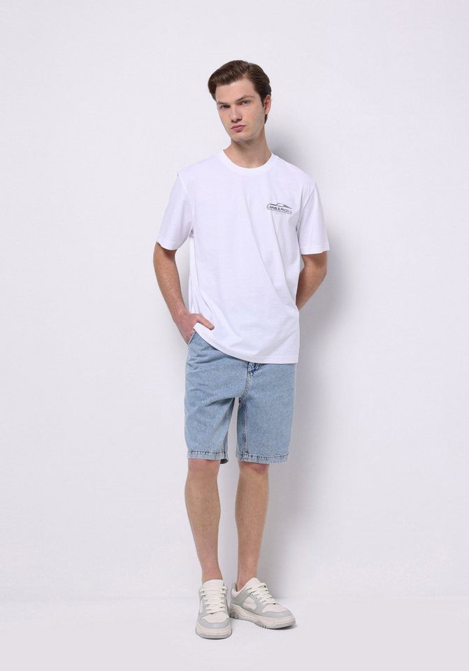 Colins Shorts Colins Regular Fit Mid Waist Plain Herren Indigo Jeansshorts von Colins