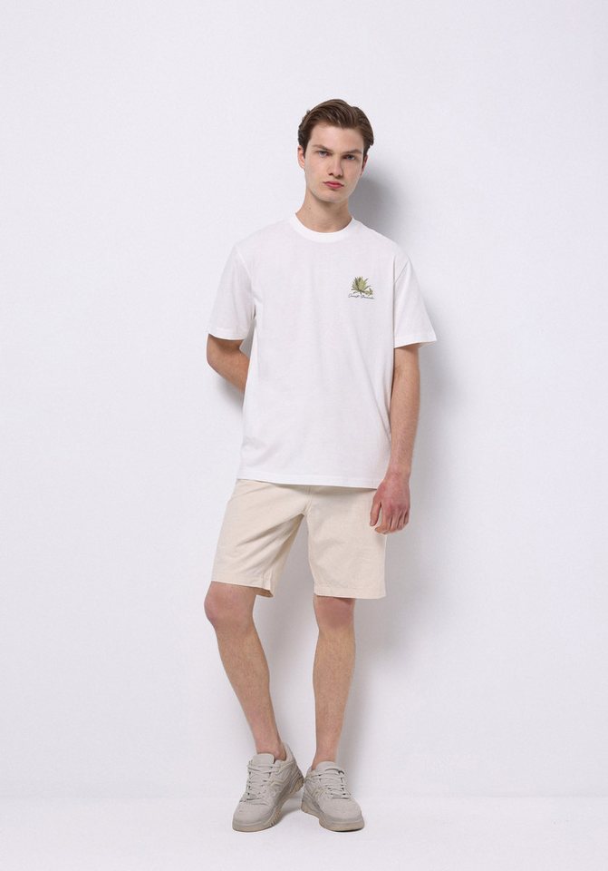 Colins Shorts Colins Regular Fit Mid Waist Plain Herren-Jeansshorts in Beige von Colins