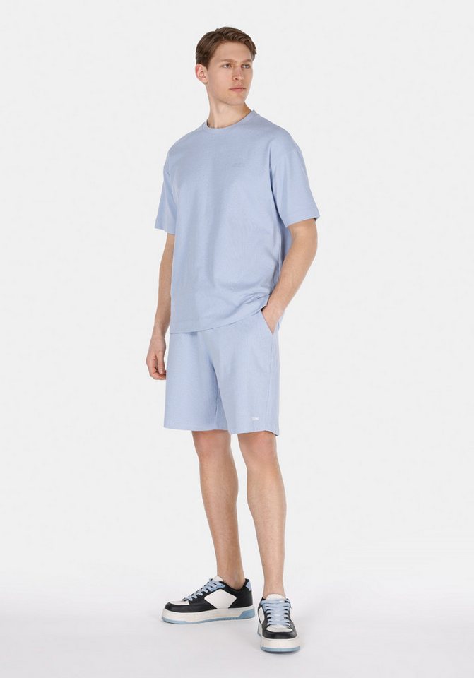Colins Shorts Colins Regular Fit Mid Waist Plain Herren-Shorts in Blau von Colins