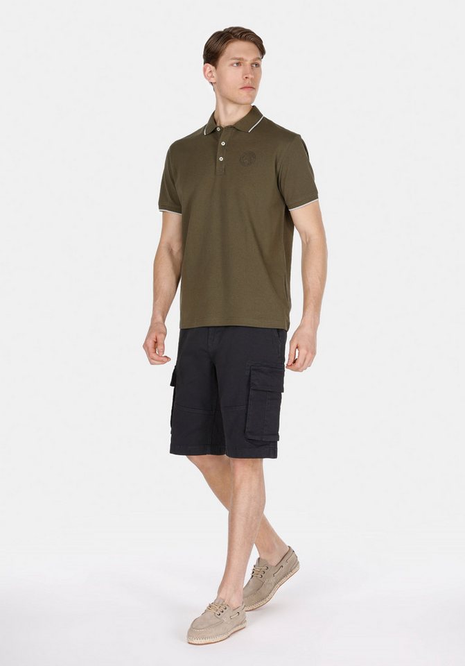 Colins Shorts Colins Regular Fit Mid Waist Plain Herren Shorts in Stein von Colins