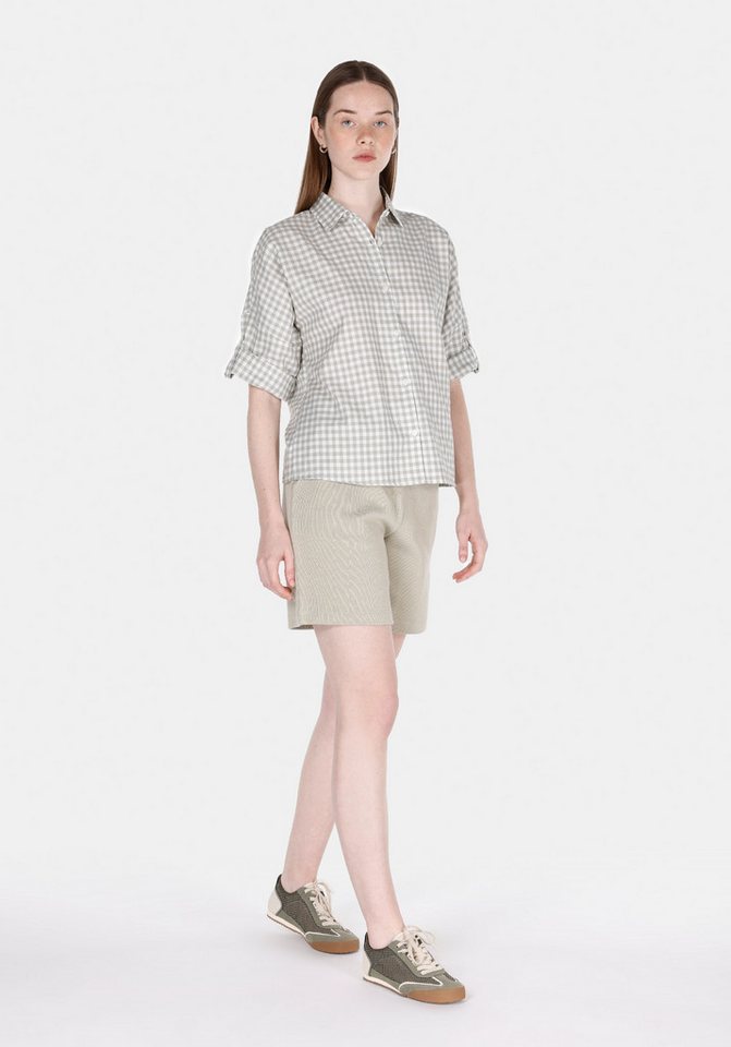 Colins Shorts Colins Regular Fit Mid Waist Printed Damen-Shorts in Grün von Colins