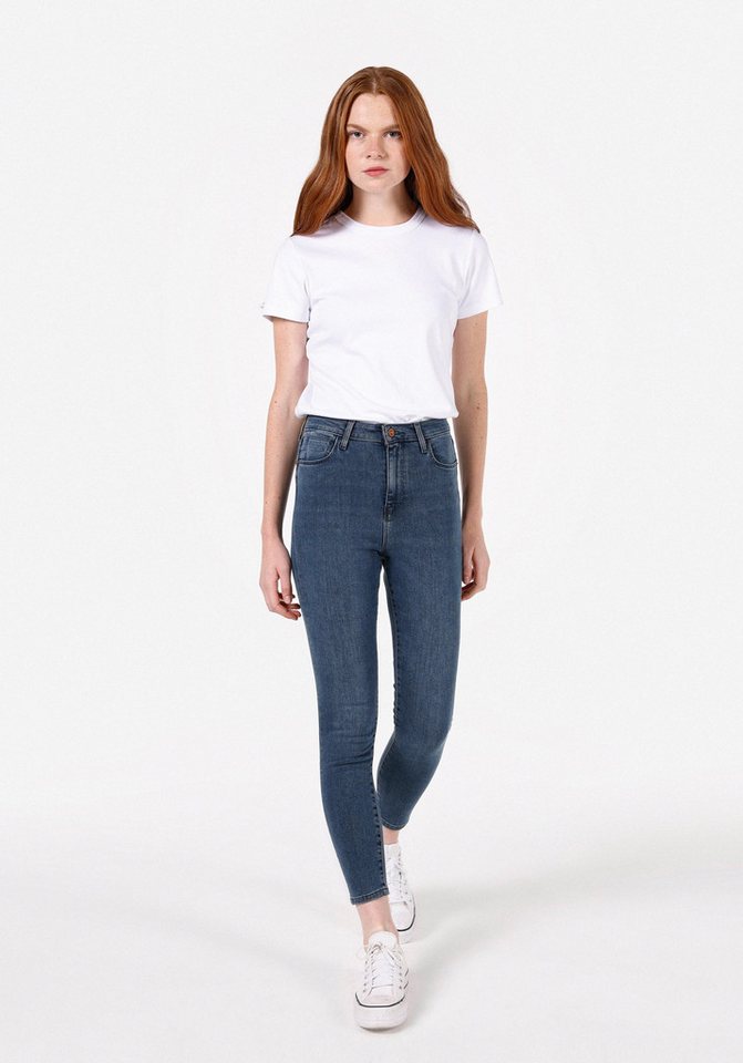 Colins Shorts Colins Skinny Fit Damen-Jeans in dunklem Indigoblau von Colins