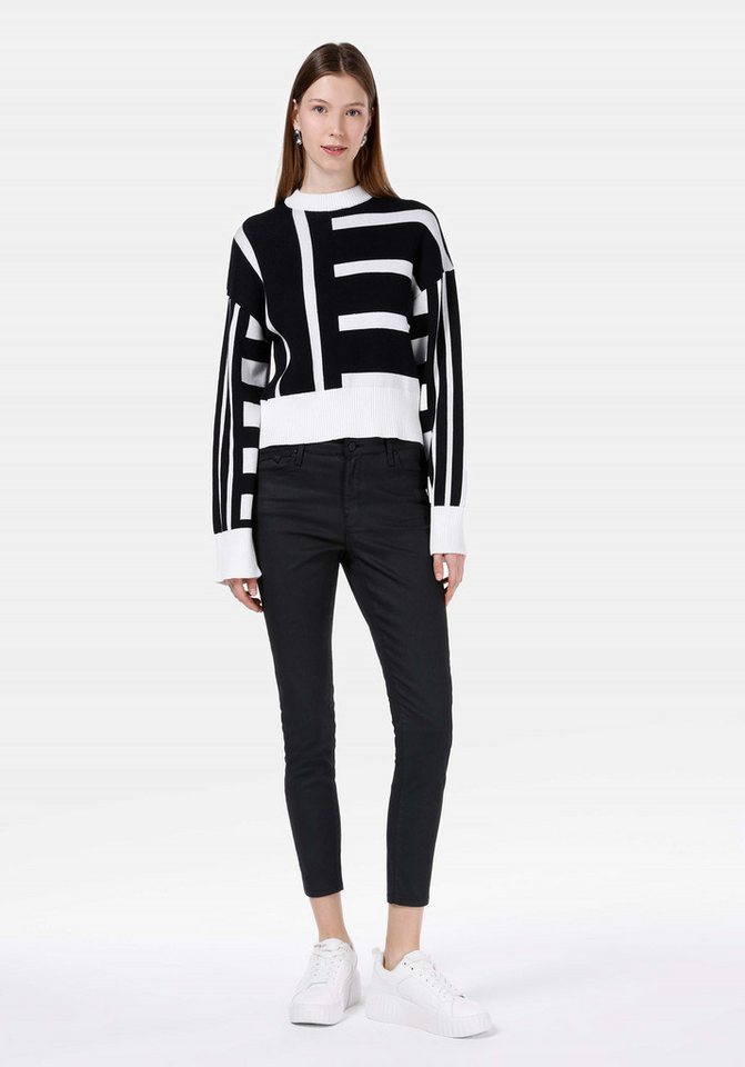 Colins Shorts Colins Skinny Fit Mid Waist Skinny Leg Damen Schwarze Jeanshose von Colins