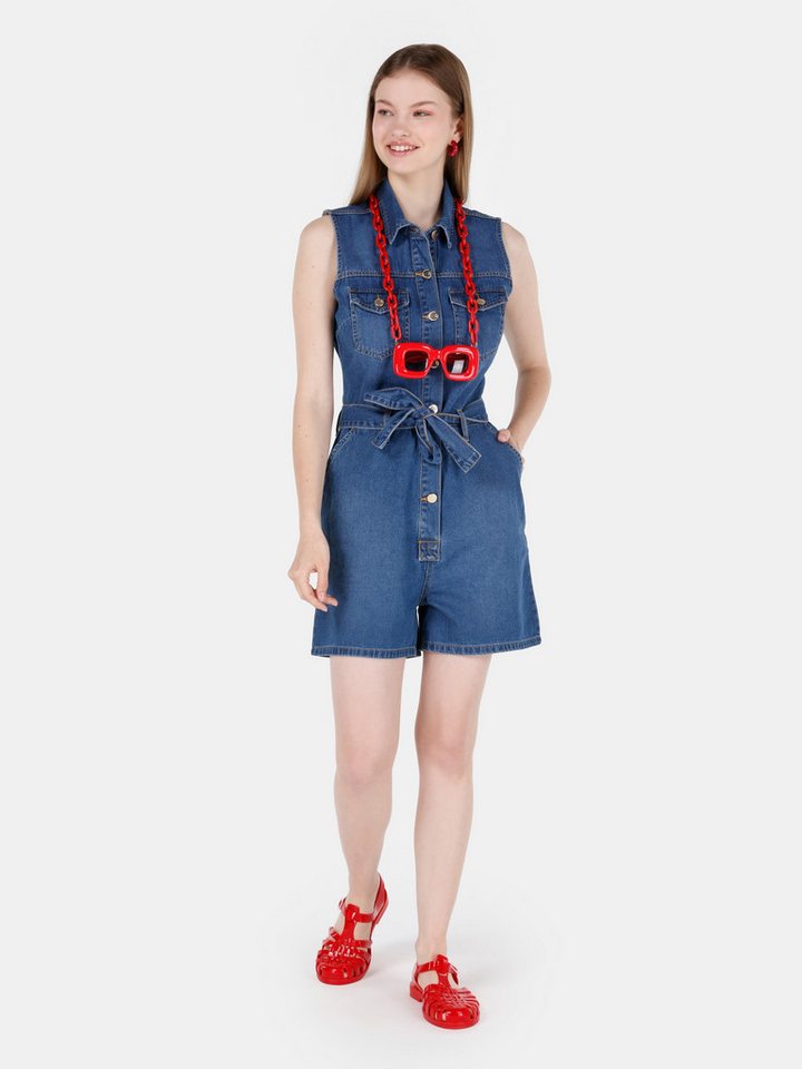 Colins Shorts Colins Slim Fit Damen-Jeansshorts in Blau von Colins