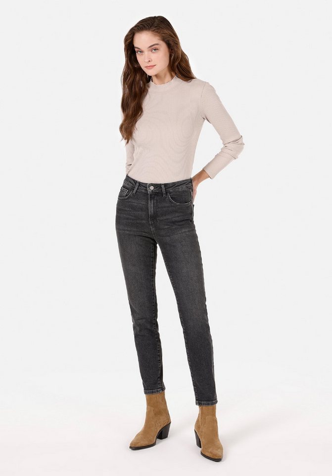 Colins Shorts Colins Slim Fit Mid Waist Skinny Leg Damen Blaue Jeans von Colins