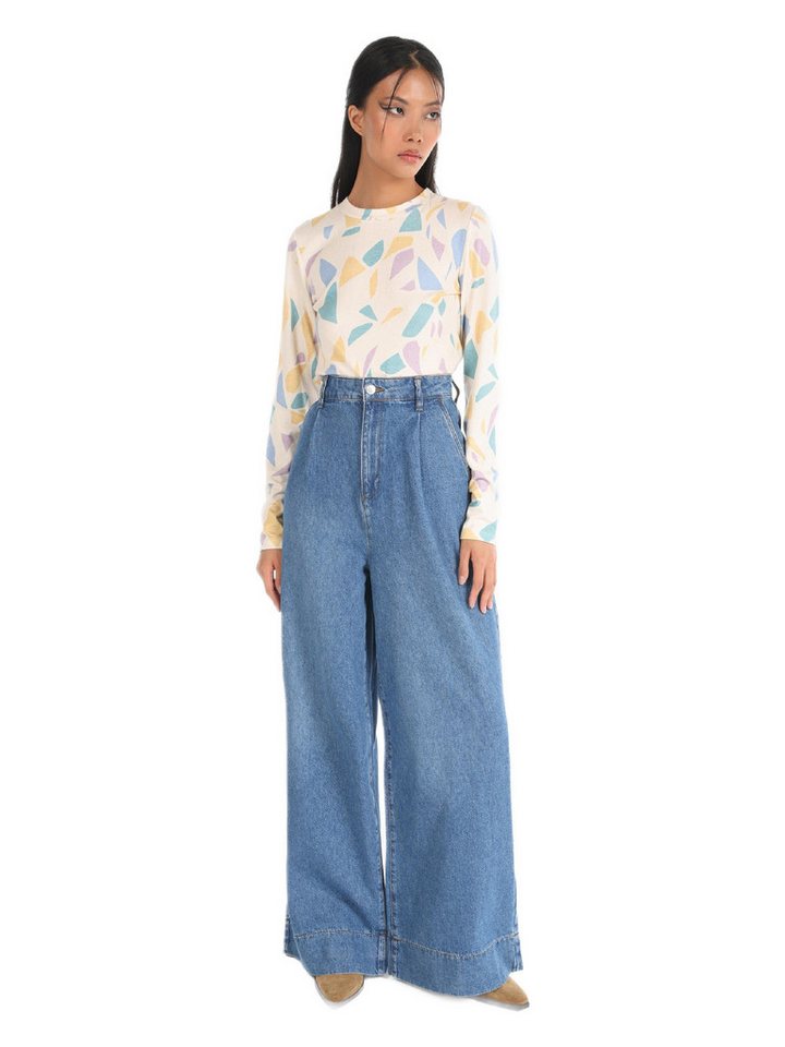 Colins Shorts Colins Super Slim Fit Damen-Jeans mit mittelhohem Bund und schmalem Be von Colins