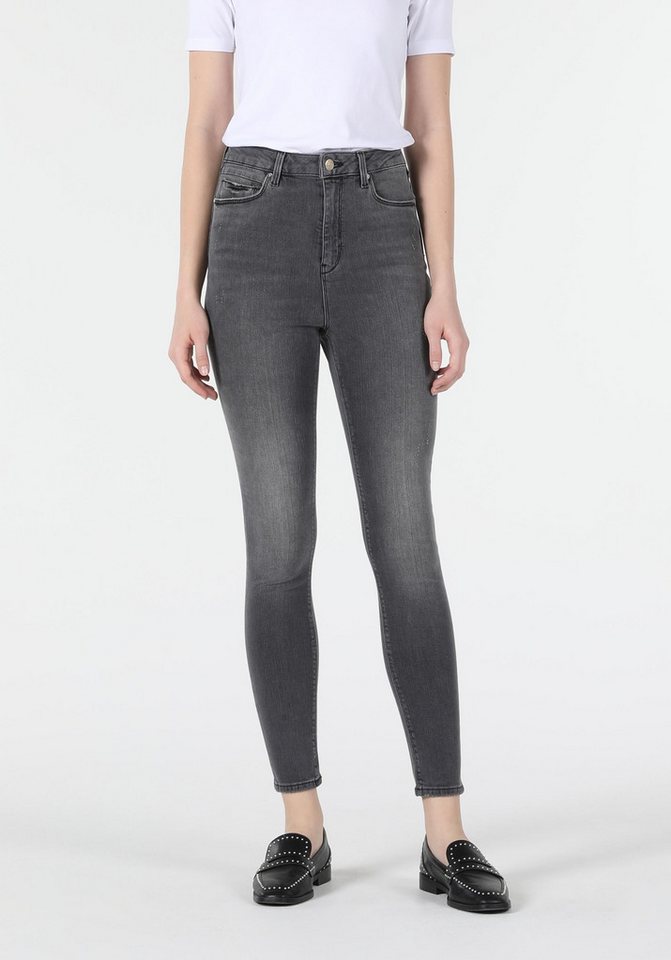 Colins Shorts Colins Super Slim Fit High Waist Skinny Leg Damen-Jeans von Colins