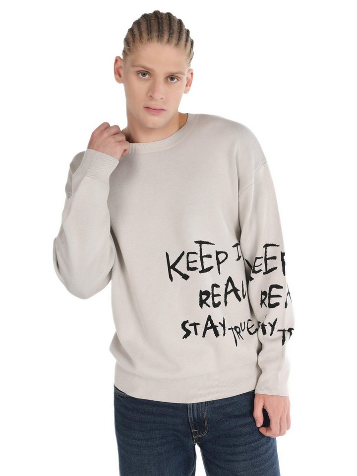Colins Streifenpullover Colins Comfort Fit Rundhalspullover für Herren von Colins