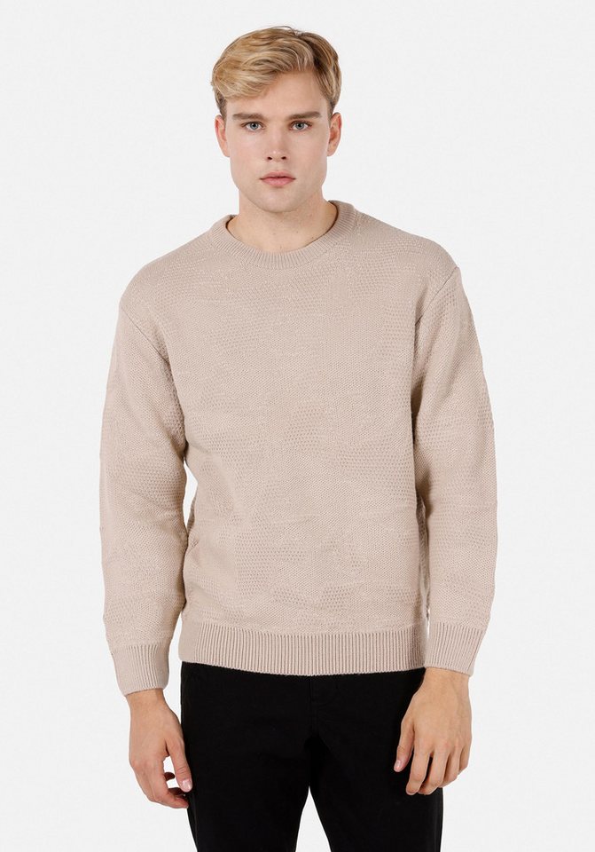 Colins Streifenpullover Colins Comfort Fit Rundhalspullover für Herren von Colins