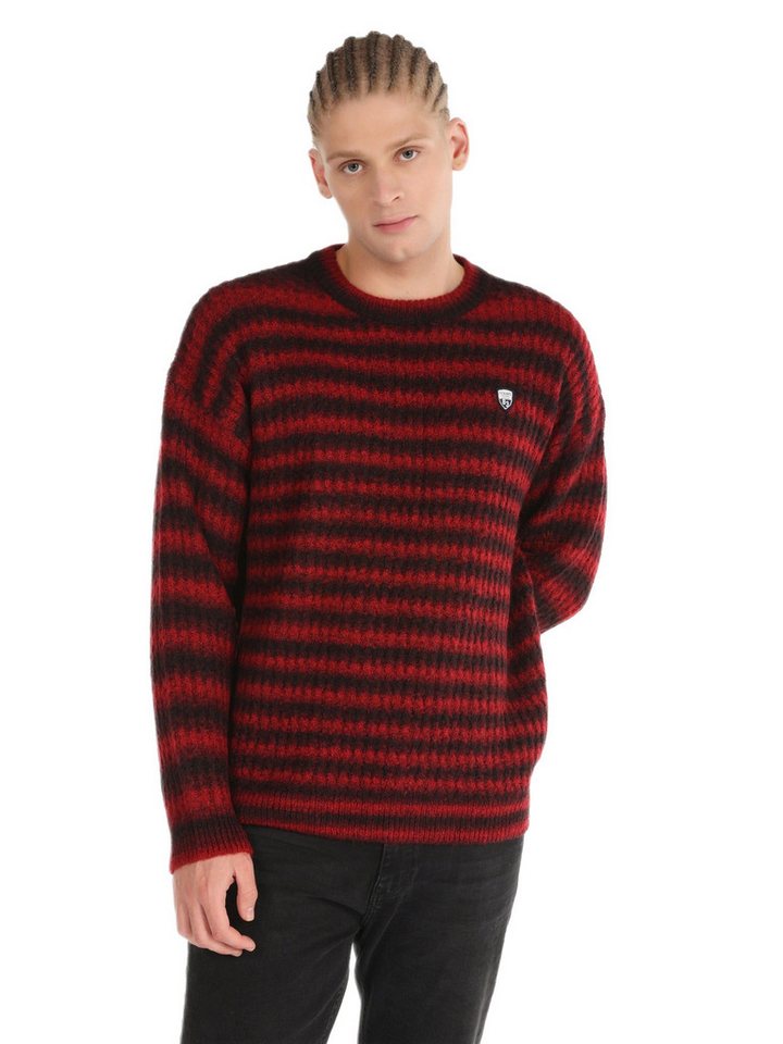 Colins Streifenpullover Colins Regular Fit Rundhals-Jacquard-Herrenpullover Colins Streifenpullover Colins Regular Fit Rundhals-Jacquard-Herrenpullover von Colins