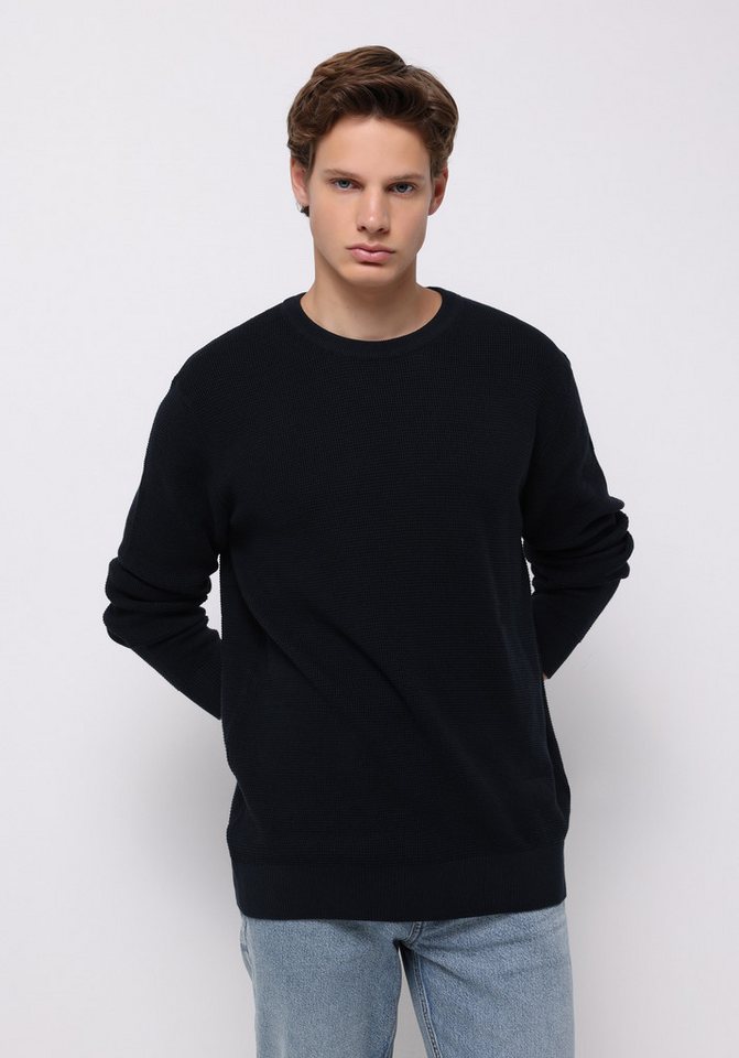 Colins Streifenpullover Colins Regular Fit Rundhals-Jacquard-Herrenpullover Colins Streifenpullover Colins Regular Fit Rundhals-Jacquard-Herrenpullover von Colins