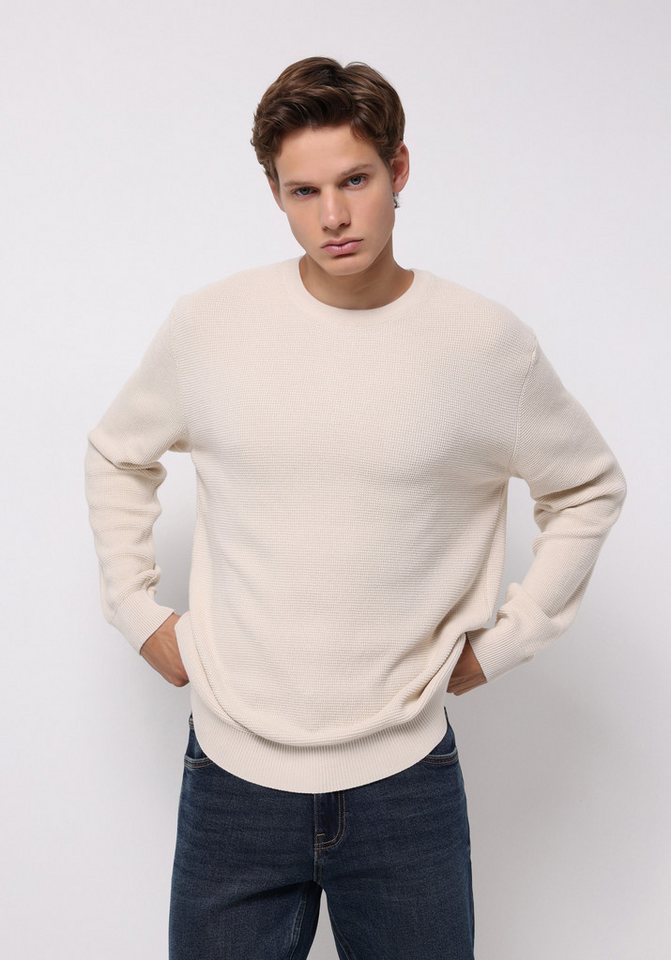 Colins Streifenpullover Colins Regular Fit Rundhals-Jacquard-Herrenpullover Colins Streifenpullover Colins Regular Fit Rundhals-Jacquard-Herrenpullover von Colins