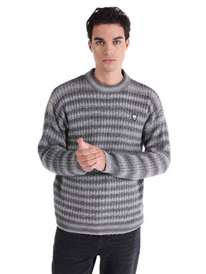 Colins Streifenpullover Colins Regular Fit Rundhals-Jacquard-Herrenpullover Colins Streifenpullover Colins Regular Fit Rundhals-Jacquard-Herrenpullover von Colins