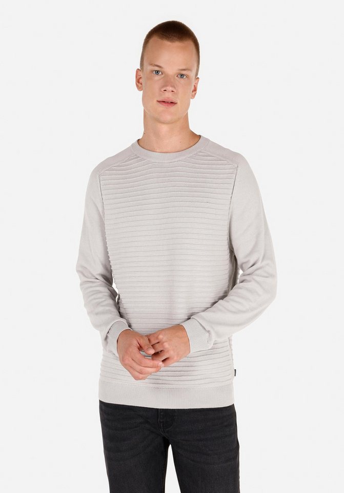 Colins Streifenpullover Colins Regular Fit Rundhals-Jacquard-Herrenpullover Colins Streifenpullover Colins Regular Fit Rundhals-Jacquard-Herrenpullover von Colins