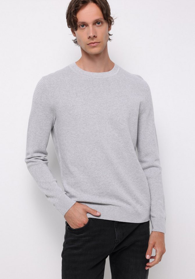Colins Streifenpullover Colins Regular Fit Rundhals-Jacquard-Herrenpullover von Colins